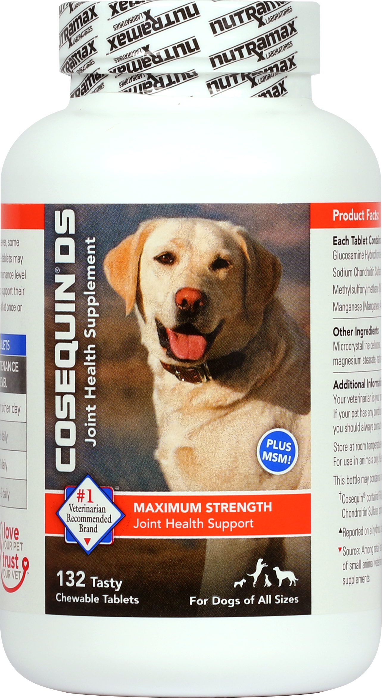 Cosequin DS PLUS MSM Chewable 132 ct